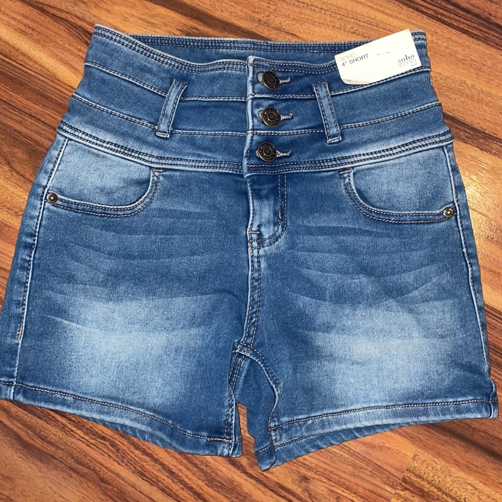 New York and Company High Rise Denim Shorts